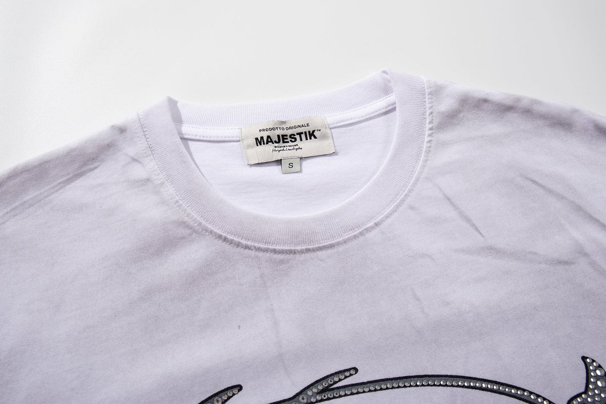 MAJESTIK Tour-Style Back Print T-Shirt ¡ª neck_label