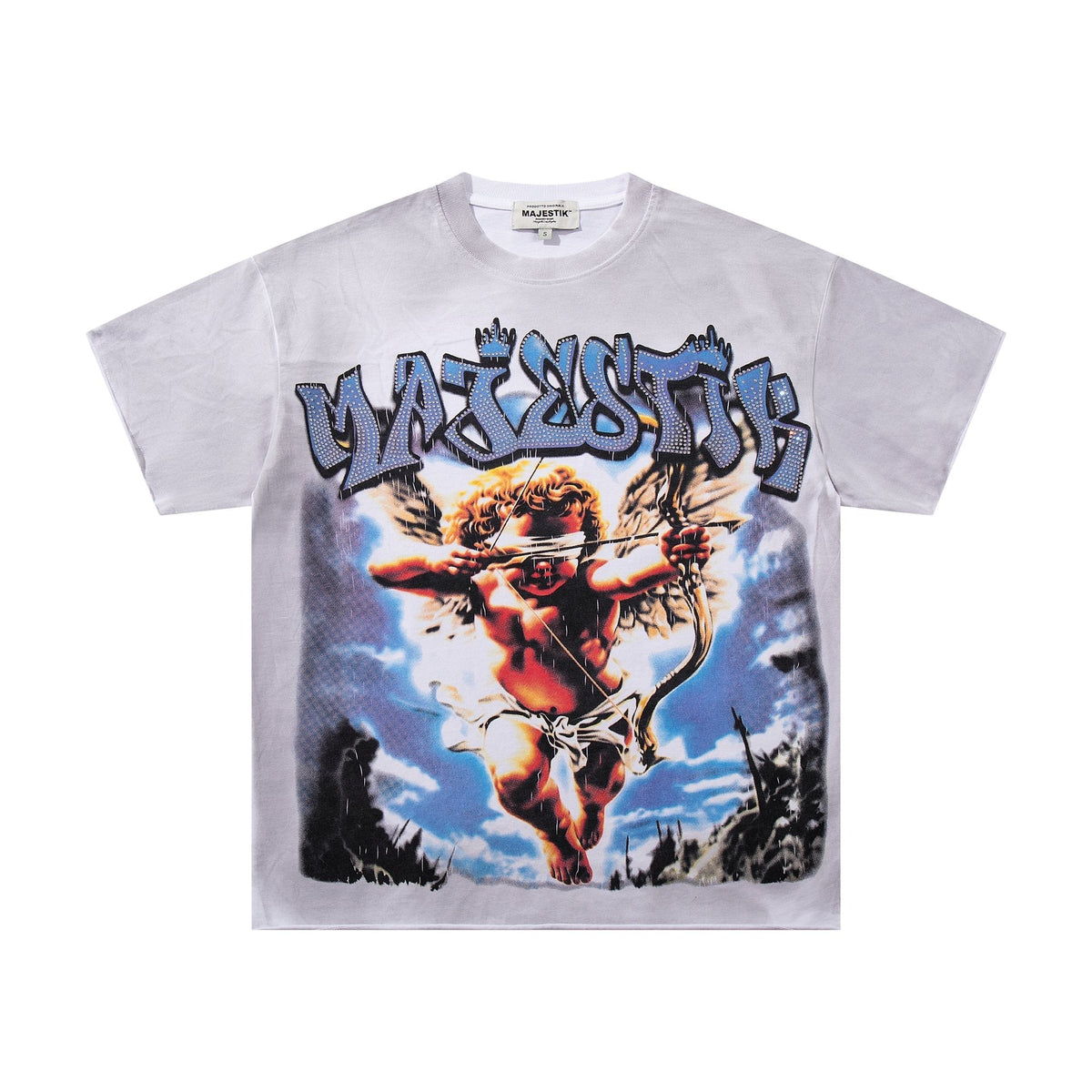 MAJESTIK Cherub Graphic Short-Sleeve T-Shirt ¡ª hero