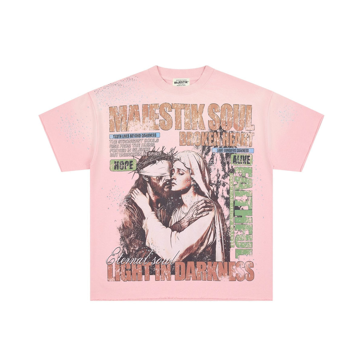 MAJESTIK Soul Graphic Short-Sleeve T-Shirt ¡ª front